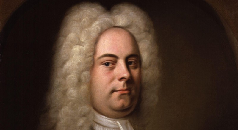 George Frideric Handel by Balthasar Denner detail