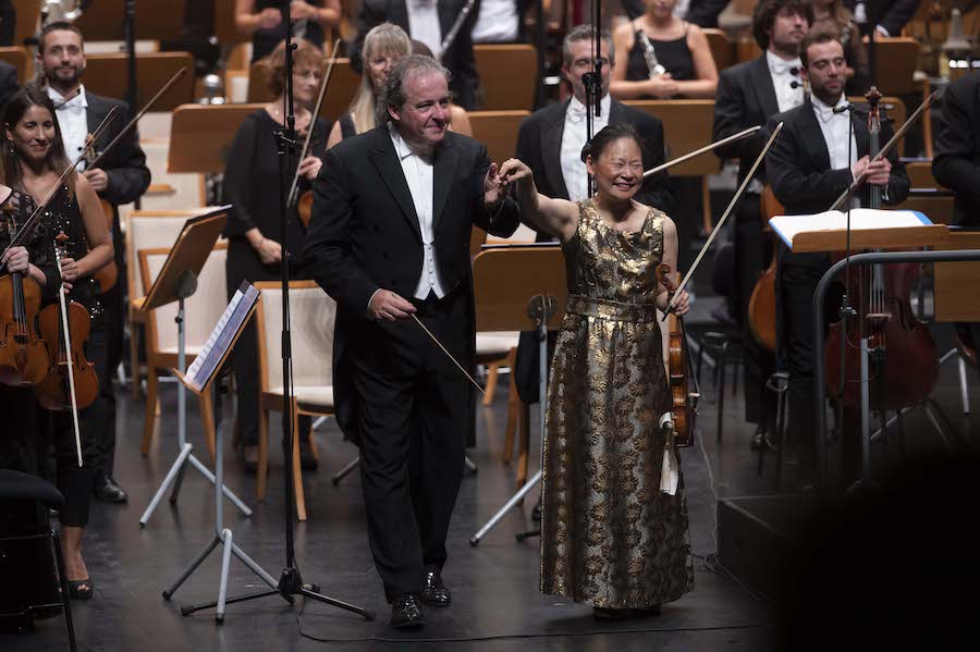 12 08 2023 Orqueta sinfónica de Castilla y León Violín Minordi Juanjo Mena Total Energies 108 b