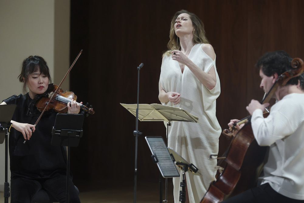 Concierto del Cuarteto Belcea y la soprano Barbara Hannigan para el CNDM