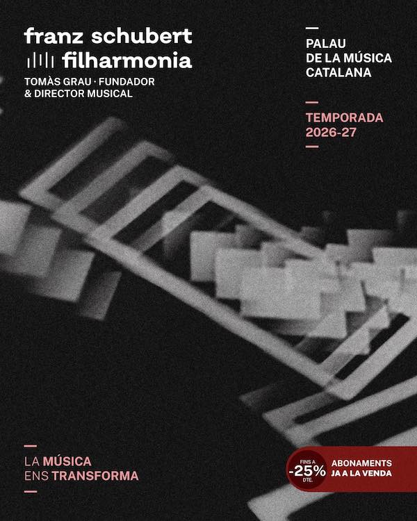 La Franz Schubert Filharmonia presenta su temporada 26/27 en el Palau de la Música Catalana