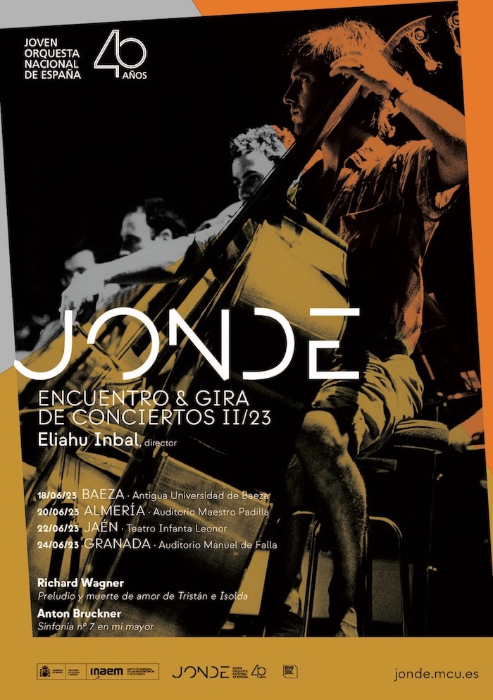 JONDE gira Andalucia 2023 cartel