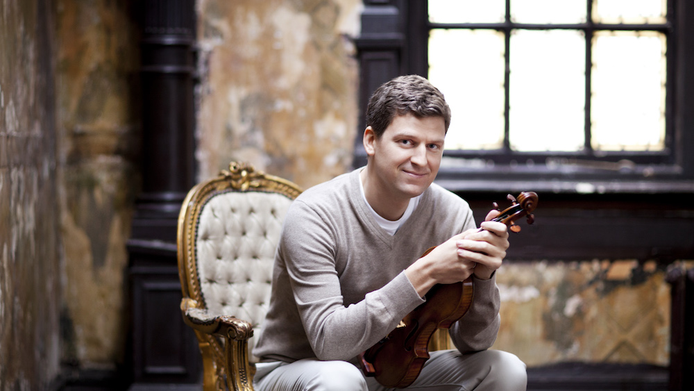 El violinista James Ehnes, solista invitado esta semana con la OBC y Ludovic Morlot