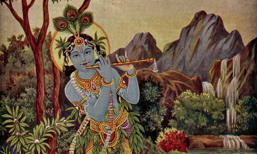 Krishna in Brindavana 1