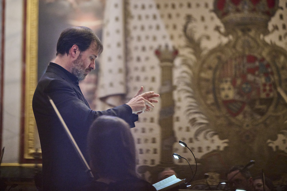 Josetxu Obregón lidera la 'Pasión según San Juan' de Bach en el Palacio Real, en el marco del FIAS