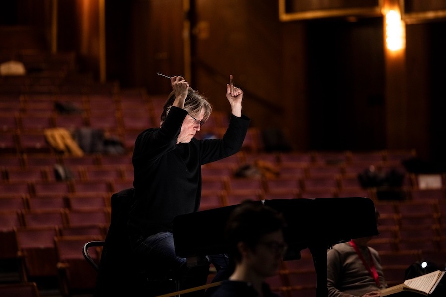 Esa-Pekka Salonen al frente de la Sinfónica de la Radio Finlandesa, en el Festival de Pascua de Salzburgo