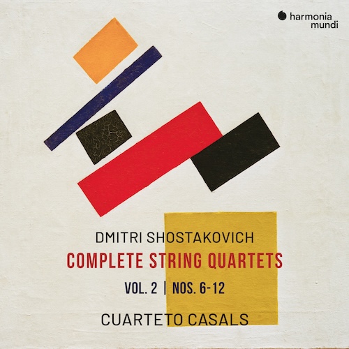 El Cuarteto Casals presenta el segundo álbum de su integral discográfica sobre Shostakovich