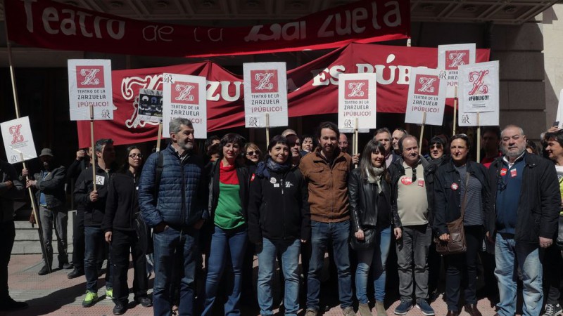 Pablo Iglesias Teatro Zarzuela efe