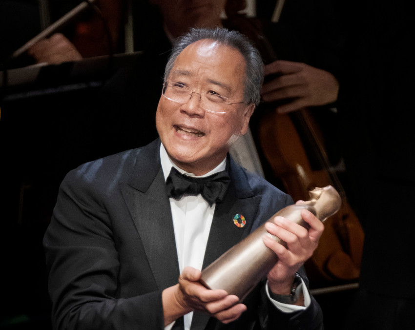 Yo Yo Ma received the Birgit Nilsson Prize 2022 markus garder1