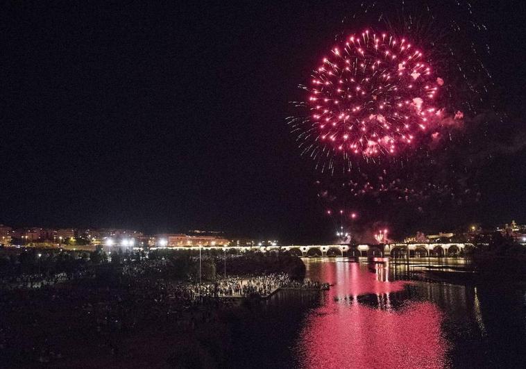 fuegos artificiales san juan badajoz orquesta extremadura