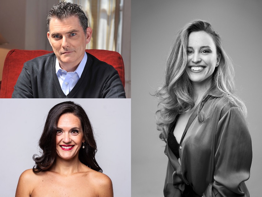 Rocío Pérez, Vanessa Goikoetxea y Àngel Ódena en la temporada 23-24 de la Ópera de Niza