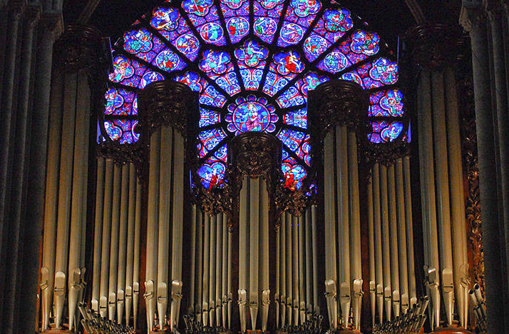 notre dame pipe organ