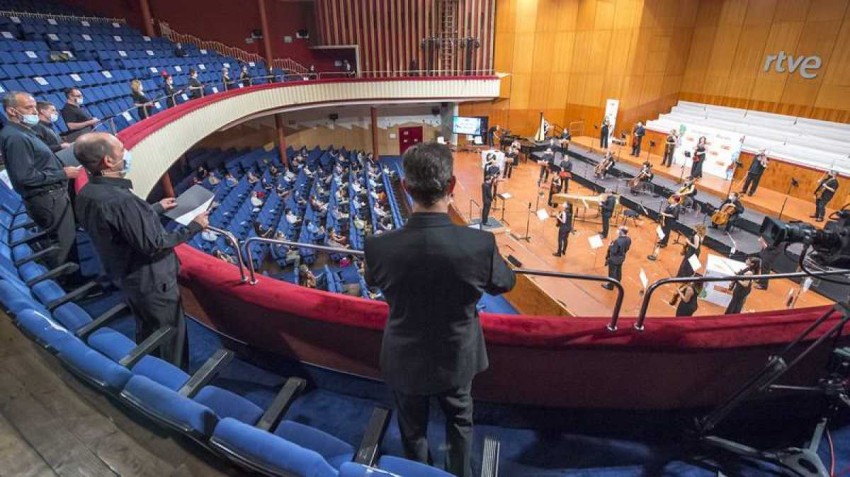 orquesta coro rtve rtve covid19