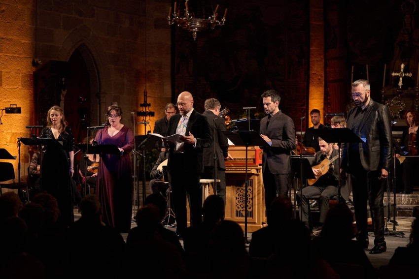 Xavier Sabata, Joan Magrané y Javier Perianes en la edición de Pascua 2024 del Festival de Peralada