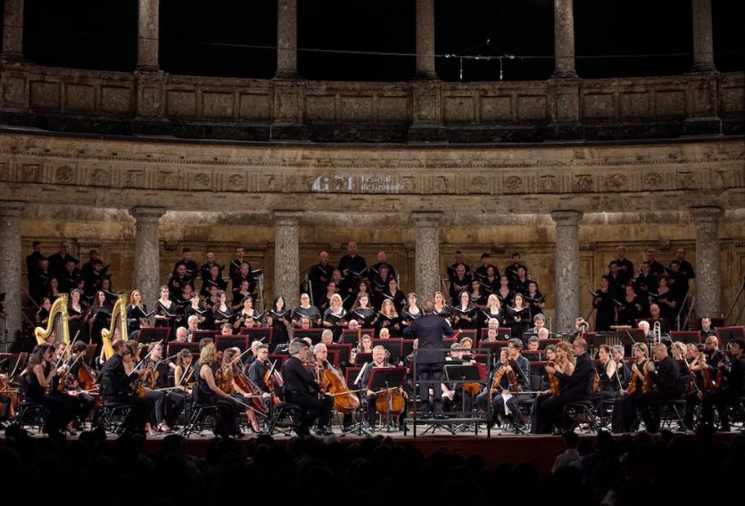 Doble velada con la Orquesta y Coro de la Accademia Nazionale di Santa Cecilia para su debut en el Festival de Granada