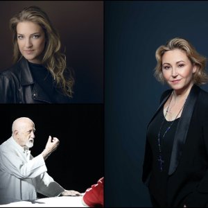 Karine Deshayes, Pier Luigi Pizzi y Marina Monzó en el Festival Rossini de Pesaro 2021