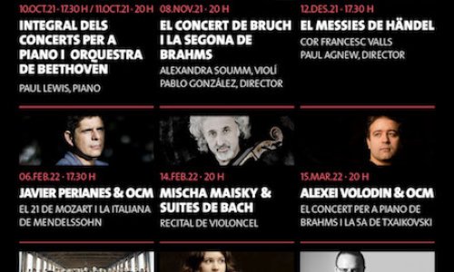 La Orquestra Simfónica Camera Musicae presenta su temporada 21/22, con Perianes, Maisky, Volodin y Kopatchinskaja, entre otros