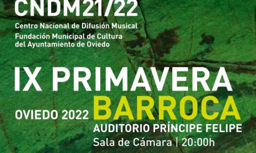 El Ayuntamiento de Oviedo y el CNDM presentan una nueva edición del ciclo 'Primavera Barroca'
