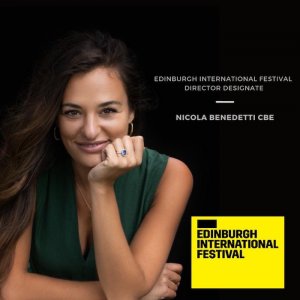 La violinista Nicola Benedetti, designada como próxima directora del Festival de Edimburgo