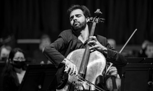 Pablo Ferrández y Juanjo Mena, con Gerhard, Saint-Saëns y Berlioz en la OBC