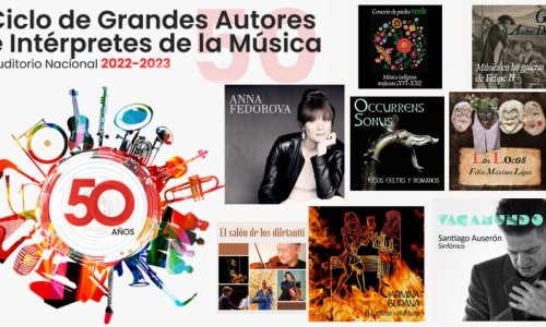 El Ciclo de Grandes Autores e Intérpretes de la Autónoma celebra su 50 aniversario con la temporada 22-23