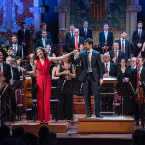 Andrés Salado y Anastasia Kobekina abren la temporada de la Orquesta Sinfónica del Vallés en el Palau
