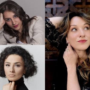 Sara Blanch, Ketevan Kemoklidze y Ruth Iniesta en la temporada 2023 del Filarmónico de Verona
