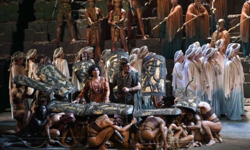 Krassimira Stoyanova, Piotr Beczala, Jamie Barton y Carlos Álvarez en la "Aida" del Teatro Real