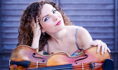 La violinista Anna Urpina presenta su nuevo CD "Baroque/Modern" en el Palau de la Música Catalana