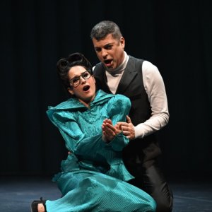 David Menéndez y Sara Blanch cantan "Hamlet", de Thomas, en la Ópera de Oviedo