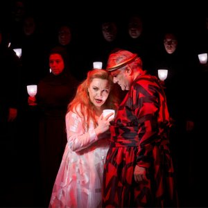 Zeljko Lucic y Ekaterina Semenchuk en el reparto alternativo del "Macbeth" ideado por Jaume Plensa en el Liceu