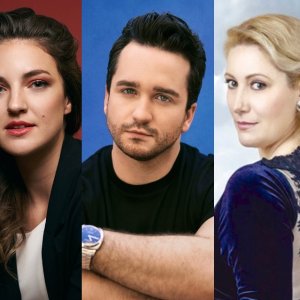 Marina Monzó, Xabier Anduaga y Saioa Hernández en la temporada 23/24 de la Ópera de Múnich