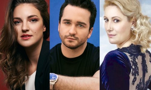 Marina Monzó, Xabier Anduaga y Saioa Hernández en la temporada 23/24 de la Ópera de Múnich