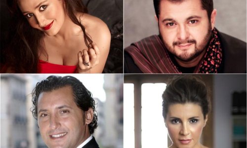 Jorge de León, María José Montiel, Sabina Puértolas y Celso Albelo en la temporada 23-24 de la Ópera de Tenerife