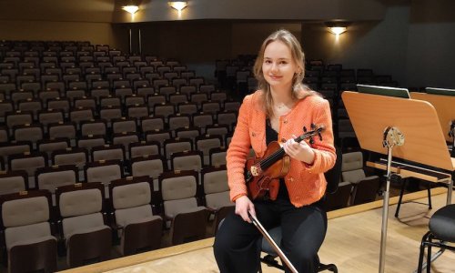 La violinista Valerie Steenken, nueva concertino de la Orquesta Nacional de España