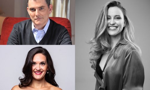 Rocío Pérez, Vanessa Goikoetxea y Àngel Ódena en la temporada 23-24 de la Ópera de Niza