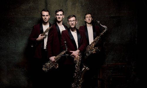 El cuarteto de saxofones Kebyart inaugura la sexta edición de la Schubertíada en Valdegovía, en Álava