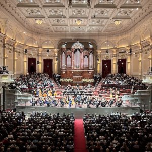 Antonio Pappano y Julia Fischer en Ámsterdam con la European Union Youth Orchestra