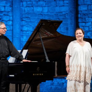 Dorothea Röschmann y Wolfram Rieger en la Schubertíada de Vilabertran