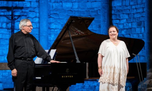 Dorothea Röschmann y Wolfram Rieger en la Schubertíada de Vilabertran