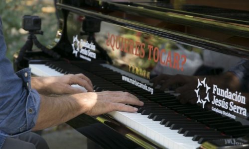 10 pianos de cola toman las calles del centro de Madrid, gracias a la Fundación Jesús Serra y el Concurso Maria Canals