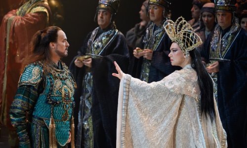 Ekaterina Semenchuk y Martin Muehle protagonizan la 'Turandot' de Núria Espert en el Liceu