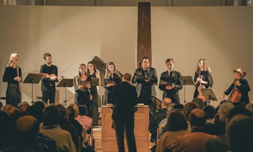 Los solistas ganadores de la Salvat Beca Bach 2024, en concierto en el Palau de la Música