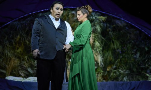 Amartuvshin Enkhbat protagoniza 'Rigoletto' en ABAO, junto a Sabina Puértolas e Ismael Jordi