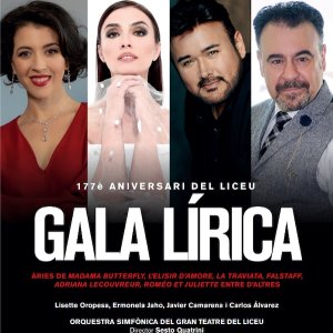 Ermonela Jaho, Lisette Oropesa, Javier Camarena y Carlos Álvarez juntos en una gala lírica en el Liceu, bajo la batuta de Sesto Quatrini