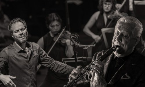 Paquito D'Rivera, Sara Ferrández, Judith Jáuregui y Cristina Gómez Godoy en la temporada 24-25 de la ADDA Simfònica de Alicante