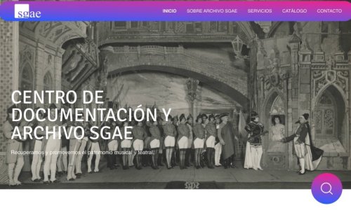 La SGAE presenta el archivo digital de sus obras, con acceso a más de 15.000 títulos