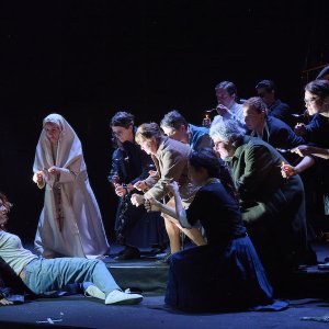 Estreno de 'Saturraran' de Juan Carlos Pérez en el Teatro Arriaga de Bilbao