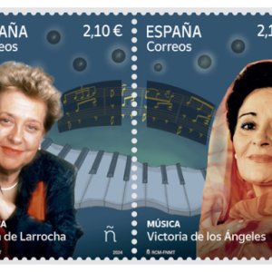 Correos presenta sendos sellos dedicados a Victoria de Los Ángeles y Alicia de Larrocha