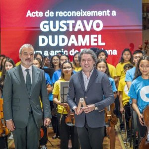 Gustavo Dudamel, nombrado Amigo de la ciudad de Barcelona
