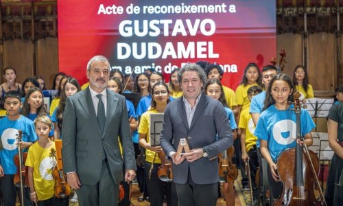 Gustavo Dudamel, nombrado Amigo de la ciudad de Barcelona